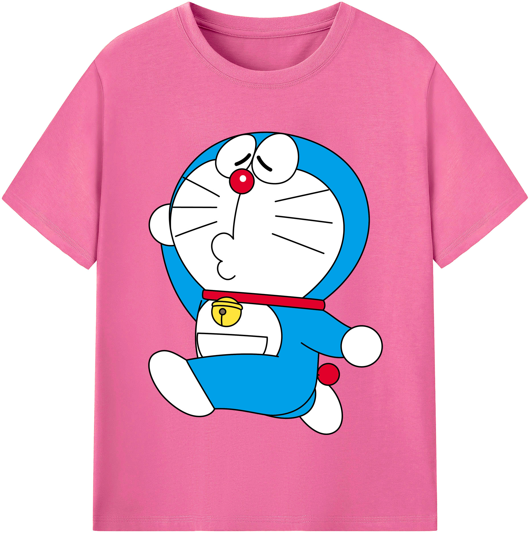 （画像用） ドラえもん Doraemon レディースカジュアルプリントTシャツ（綿100％）